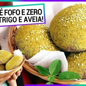 PÃO SUPER FOFO ZERO FARINHA DE TRIGO E AVEIA! PÃO DE HAMBÚRGUER LOW CARB VEGANO FÁCIL