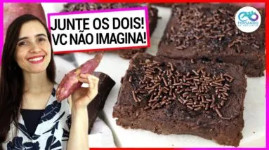 BATATA DOCE E CHOCOLATE! MISTURE OS DOIS PARA UM RESULTADO INCRÍVEL! Surpreendente!