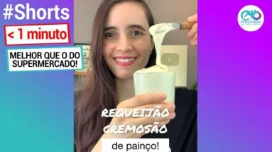 ESTE REQUEIJÃO CREMOSO É ZERO LEITE! Feito de painço, vegano #shorts