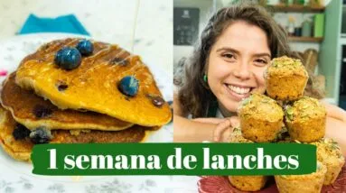 IDEIAS DE LANCHE PARA A SEMANA TODA | Receitas Saudáveis (2021) | MARINA MORAIS