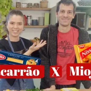 MACARRÃO SAUDÁVEL MAIS RÁPIDO QUE MIOJO? | Miojo Wars | MARINA MORAIS