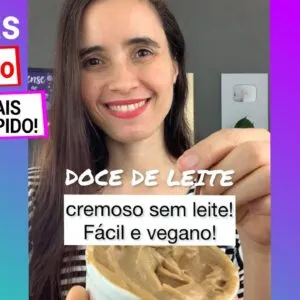 ESTE DOCE DE LEITE NÃO TEM LEITE! SÉRIO! Mais fácil, rápido e saudável que o original! #shorts