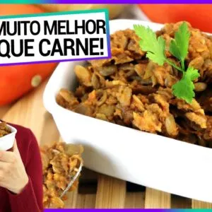 FIZ CARNE DE LENTILHA MAIS BARATA QUE CARNE E RICA EM PROTEÍNA! Mais saudável e vegana
