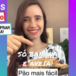 NUNCA MAIS COMPRE PÃO, ESTE É FÁCIL! Só banana e aveia! #shorts