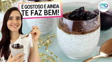 ESTE MANJAR DE CHIA E COCO É MENOS CALÓRICO, SEM AÇÚCAR E TE AJUDA A EMAGRECER (VEGANO)!