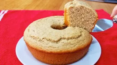 O Bolo de Arroz MAIS SAUDÁVEL e GOSTOSO! Sem Glúten, Açúcar, Leite e Rico em Fibras