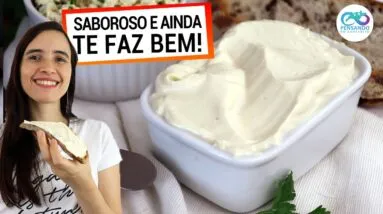 O CREAM CHEESE MAIS SAUDÁVEL QUE TE AJUDA A EMAGRECER! Zero colesterol, menos gorduras e vegano