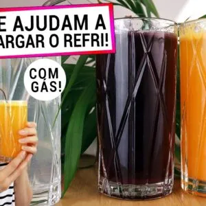 ADEUS REFRIGERANTE EM 2022 COM MINHAS 3 BEBIDAS GASOSAS sem açúcar! Super refrescantes!