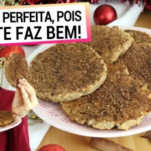 ESTA RABANADA PERFEITA te ajuda a emagrecer! É SEM TRIGO, COM MENOS ÓLEO E AÇÚCAR (vegana)