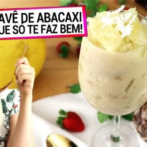 ESTE PAVÊ SORVETE DE ABACAXI É TÃO SAUDÁVEL QUE VC PODE SE DELICIAR À VONTADE! Sem açúcar, vegano