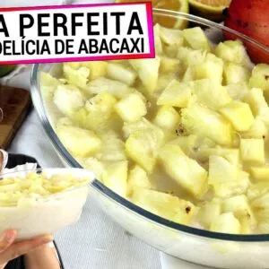 DELÍCIA DE ABACAXI PERFEITA QUE TE AJUDA A EMAGRECER! SEM AÇÚCAR, VEGANA, MENOS GORDURAS