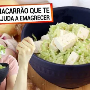 ESTA MACARRONADA DE PEPINO TE AJUDA A EMAGRECER E É SUPER REFRESCANTE! Te ensino como faz!