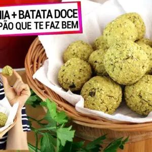 SÓ JUNTE BATATA DOCE, CHIA E AVEIA E NUNCA MAIS COMPRE PÃO! É SAUDÁVEL E FOFINHO!