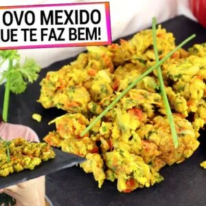 OVO MEXIDO MUITO MAIS SAUDÁVEL DE FARINHA DE GRÃO DE BICO! RICO EM PROTEÍNA, te faz bem de verdade!
