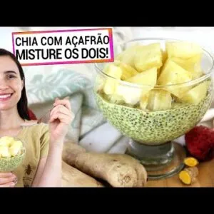 GANHE MAIS SAÚDE JUNTANDO CHIA COM AÇAFRÃO! Conheça este pudim fácil e anti-inflamatório!