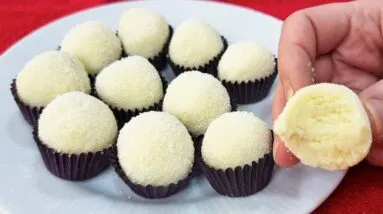 Só 2 INGREDIENTES! Delícia SEM AÇÚCAR, Sem Leite Condensado ou Creme de Leite! Fácil e Rápido