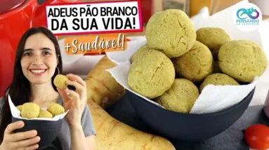 MISTURE MANDIOQUINHA COM AVEIA PARA VER como é incrível! PÃO INTEGRAL SIMPLES, PODE CONGELAR