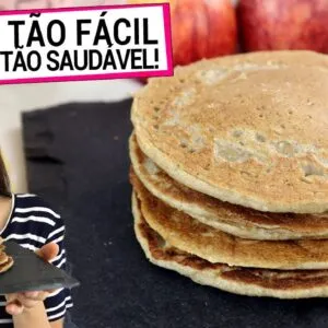 A PANQUECA DE BANANA INTEGRAL QUE VEIO SUBSTITUIR O PÃO! MUITO FÁCIL, SAUDÁVEL E PRÁTICA! SEM FORNO