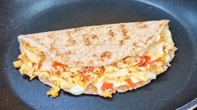 Lanche DELICIOSO com POUCOS CARBOIDRATOS, Sem Trigo, Fácil e Rápido (Low Carb e Sem Ovo)