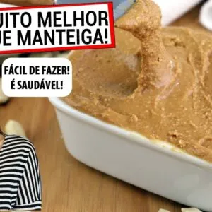 MANTEIGA PRA QUÊ SE EU TENHO AMENDOIM! SAUDÁVEL E BARATA, SEM GORDURA SATURADA E COLESTEROL!