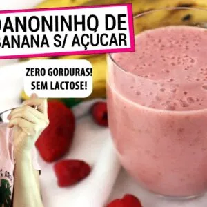 CONHEÇA O DANONINHO DE BANANA S/ AÇÚCAR E NUNCA MAIS COMPRE O DO SUPERMERCADO! Barato e saudável
