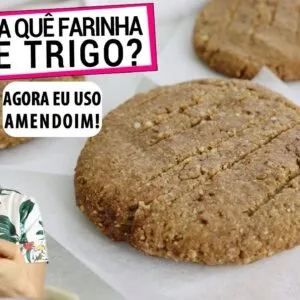 TRIGO PRA QUÊ? USE FARINHA DE AMENDOIM E FAÇA BISCOITOS INCRÍVEIS! LOW CARB, SEM GLÚTEN E VEGANO