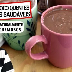 MELHORES 3 CHOCOLATES QUENTES PARA VOCÊ GANHAR MAIS SAÚDE! ULTRA CREMOSOS E VEGANOS