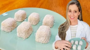 PODE COMER MUITO desse DOCINHO! SEM CULPA! Fácil, Sem Açúcar, Poucas Calorias e Low Carb