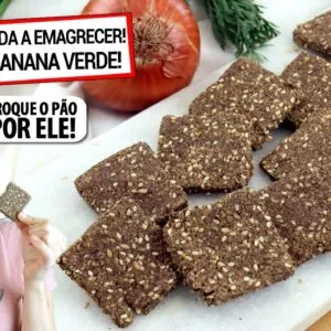 CONHEÇA O biscoito de farinha de banana verde! LOW CARB,  MAIS SAUDÁVEL, TE AJUDA A EMAGRECER