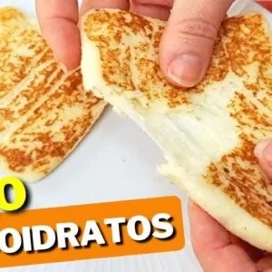 ZERO CARBOIDRATOS! Delícia LIBERADA com 3 INGREDIENTES - Lanche e Café da Manhã! (Sem Trigo e Ovo)