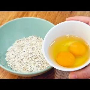 NÃO COMA PÃO, MISTURE OVO CRU COM AVEIA e você vai VICIAR nessa DELÍCIA!