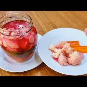 LEGUMES PROBIÓTICOS para Almoço, Jantar e Lanche - Sem Açúcar e Sem Vinagre - Saudável e Gostoso