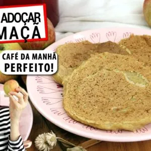 COMECE A ADOÇAR COM MAÇÃ! RECEITA FOFINHA SEM AÇÚCAR PARA SEU CAFÉ SAUDÁVEL!