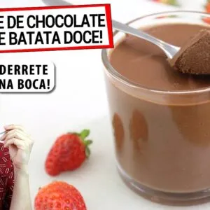 MOUSSE QUE PARECE TRUFA FEITO COM BATATA DOCE! MAIS SAUDÁVEL, DERRETE NA BOCA!