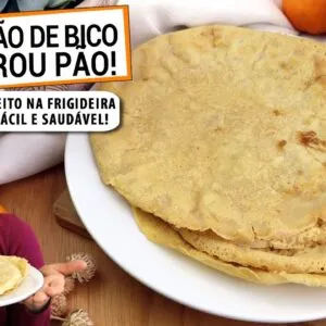 TRANSFORME GRÃO DE BICO EM UM PÃO SAUDÁVE NA FRIGIDEIRA! SEM GLÚTEN E VEGANO