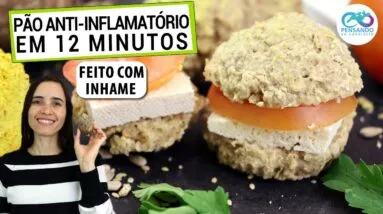 PÃO DE INHAME E AVEIA FÁCIL EM 12 MN NA AIRFRYER! SEM TRIGO, SUPER SAUDÁVEL