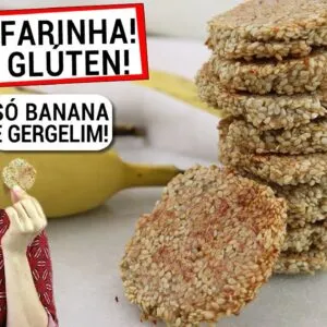 ADEUS PÃO! SÓ JUNTO BANANA COM GERGELIM AGORA! É SAUDÁVEL, FÁCIL E 100% INTEGRAL!