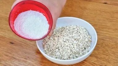 SUBSTITUA O PÃO, MISTURE AVEIA E COCO e você vai VICIAR nessa DELÍCIA! Sem Farinha, Açúcar e Ovo!