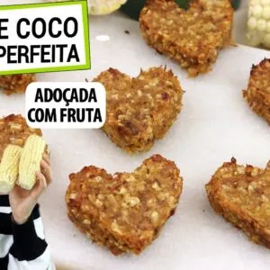 JUNTE MILHO COM COCO ASSIM PARA O MELHOR DOCE SEM AÇÚCAR DA VIDA! COCADA DE MILHO COMO VC NUNCA VIU!