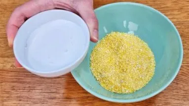 NÃO COMA PÃO, MISTURE CUSCUZ E LEITE DE COCO e você vai VICIAR nessa DELÍCIA! Sem Açúcar e Trigo