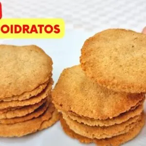 Só 4 INGREDIENTES e ZERO CARBOIDRATOS - Biscoito Amanteigado Delicioso, Sem Trigo, Açúcar e Leite
