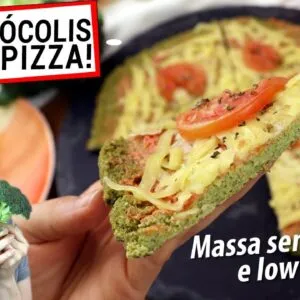 TRANSFORME SEU BRÓCOLIS EM UMA MASSA DE PIZZA SAUDÁVEL! SEM TRIGO, GLÚTEN, LOW CARB E VEGANA