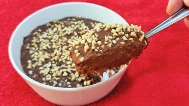 Só 3 INGREDIENTES, Delícia SEM AÇÚCAR, Sem Creme de Leite ou Leite Condensado, Sem Glúten e Lactose