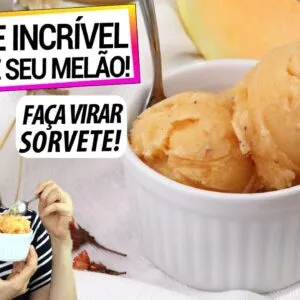 TRUQUE PERFEITO, CONGELE O MELÃO ASSIM PARA VIRAR UM SORVETE FÁCIL! SEM AÇÚCAR E VEGANO