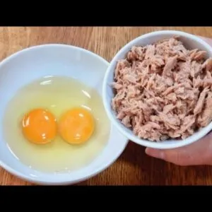 Misture OVO e ATUM e você vai VICIAR nessa DELÍCIA! Fácil, Barato, Saudável, Low Carb e Sem Farinha