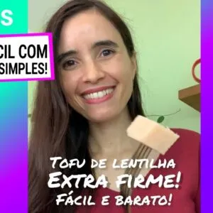 INCRÍVEL! MISTURE ÁGUA COM LENTILHA, vira queijo tofu de lentilha com estes truques! #shorts