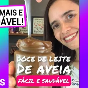 Aveia virou doce de leite e é fácil! Mais saudável, delicie-se à vontade! #shorts