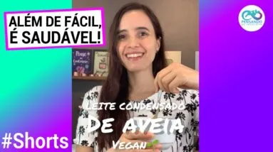LEITE CONDENSADO DE AVEIA! FÁCIL, BARATO E SAUDÁVEL! #shorts