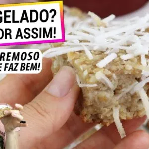 BOLO CREMOSO GELADO DE COCO SÓ SE FOR ASSIM! ESTE SÓ TEM VANTAGEM, É MAIS SAUDÁVE E FÁCIL!