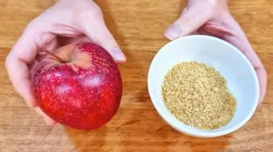 NÃO COMA PÃO, MISTURE MAÇÃ e LINHAÇA e vai VICIAR nessa DELÍCIA! Sem Açúcar, Trigo, Leite, Ovo!